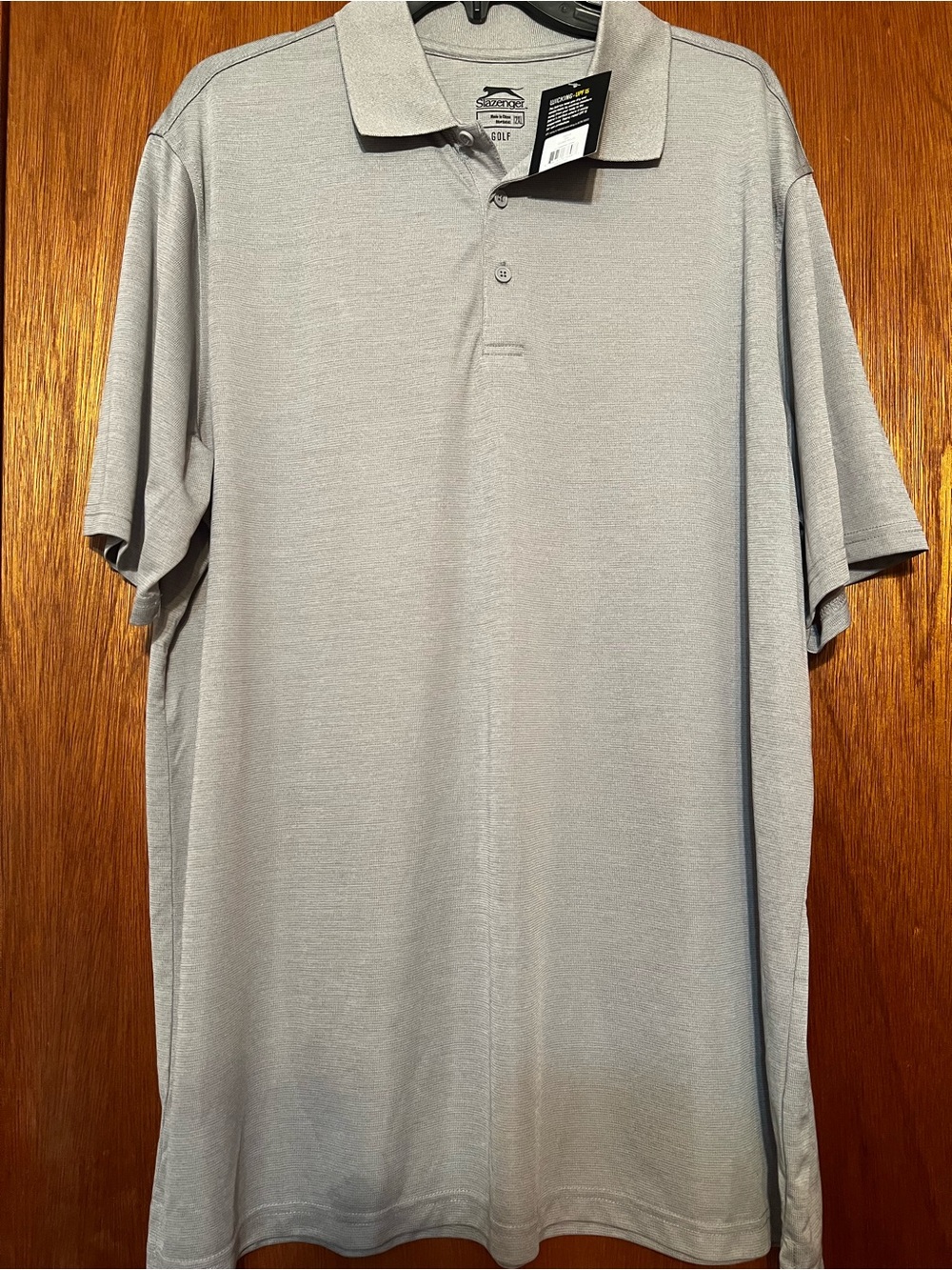 Slazenger Men's Polo Shirt - Light Gray Heather